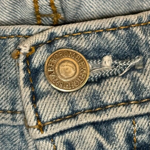 ABERCROMBIE & FITCH RACING STRIPED LANGDON SLIM 31W 30L - Picture 10 of 16